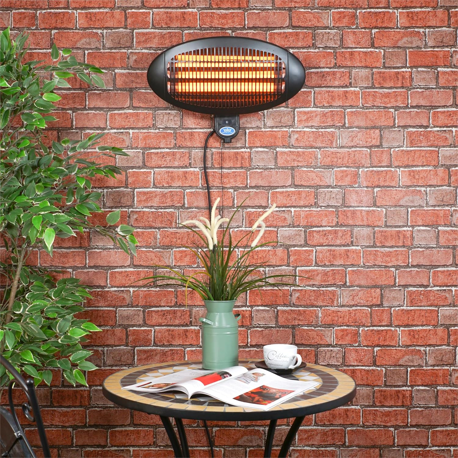 Fast heating space heater